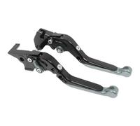 RORVECQ for Ducati for Monster ST2 M-400/600/620/750/919/796/696/659/695 M600 ST2 Motorcycle Adjustable Extendable Brake Clutch Levers(Black Titanium)