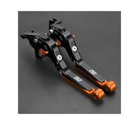 RORVECQ for HYOSUNG GT250R 2006 2007 2008 2009 2010 Motorcycle Extendable Folding Adjustable Brake Clutch Lever(Black Orange)