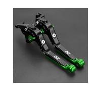 RORVECQ for HYOSUNG GT250R 2006 2007 2008 2009 2010 Motorcycle Extendable Folding Adjustable Brake Clutch Lever(Black Green)
