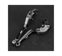 RORVECQ for Hyosung GT250R 2006-2016 Motorcycle Aluminum Extendable Folding Adjustable Brake Clutch Lever(Gray Black)