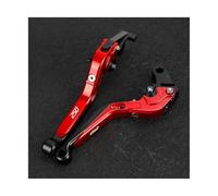 RORVECQ for Hyosung GT250R 2006-2016 Motorcycle Aluminum Extendable Folding Adjustable Brake Clutch Lever(RED)