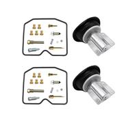 RORVECQ For KAWASAKI ER-5 ER500 1997 1998 1999 2000 2001 2002 2003 2004 2005 Carburetor Repair Kit Piston & Float Parts(Style d)