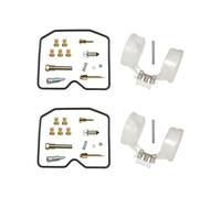 RORVECQ For KAWASAKI ER-5 ER500 1997 1998 1999 2000 2001 2002 2003 2004 2005 Carburetor Repair Kit Piston & Float Parts(Style A)
