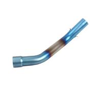 RORVECQ For KAWASAKI For Ninja ZX-10R ZX10R 2009-2020 Motorcycle Exhaust Modified Middle Link 51MM Pipe Moto Escape Slip On(Stainless Steel A)