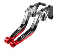 RORVECQ for Kawasaki ZZR250 1983-2007 2006 2005 2004 2003 2002 Motorcycle Brake Handle Clutch Levers(Silver Red)