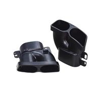 RORVECQ For Mercedes AMG C63/S W204 W205 W212 W222 S205 C205 2015 2016 2017 2018 Car Double Outlet Exhaust Tailpipe Muffler Tube Stainless Steel(Matte Black)