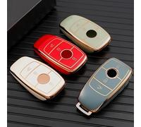 RORVECQ For Mercedes For Benz A C E S G Class GLC CLE CLA W177 W205 W213 W222 X167 AMG Key Case Cover TPU Car Shell Fob Holder(Green,3button)