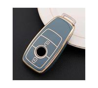RORVECQ For Mercedes For Benz A C E S G Class GLC CLE CLA W177 W205 W213 W222 X167 AMG Key Case Cover TPU Car Shell Fob Holder(Grey,2button)