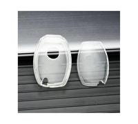 RORVECQ For Mercedes For Benz W176 W221 W204 W205 A B C S Class AMG GLA CLA GLC Shell Fob Holder Keyless TPU Car Key Case(Transparent)