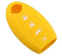 RORVECQ For Nissan For X-Trail For Qashqai For Cube For Juke For Pathfinder For TIIDA For Murano For Rouge Key Protective Cover Case(Yellow)