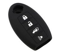 RORVECQ For Nissan For X-Trail For Qashqai For Cube For Juke For Pathfinder For TIIDA For Murano For Rouge Key Protective Cover Case(BLACK)