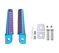 RORVECQ For Phantom 150 CB190R 1 Pair Foot Peg Anti-Slip Foot Rests Pegs Aluminum Alloy Motorcycle Rear Footrests(Colorful)