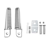 RORVECQ For Phantom 150 CB190R 1 Pair Foot Peg Anti-Slip Foot Rests Pegs Aluminum Alloy Motorcycle Rear Footrests(Silver)