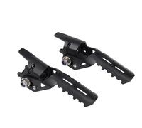 RORVECQ For R1250GS R 1250 GS LC 2013-2024 2023 R1200GS R 1200 GS Adv Motorcycle Highway Front Foot Pegs Folding Footrests Clamps(BLACK)