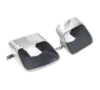 RORVECQ For Range Rover 3.0T 2018 2019 2020 2021 2022 Upgrade Muffler Tailpipe Stainless Steel Black Square Nozzle Exhaust Tailpipe(Silver)