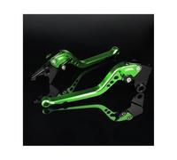 RORVECQ for Royal Enfield for Interceptor 650 INT650 2017-2019 2020 2021 2022 Motorcycle Short/Long Adjustable Aluminum Brake Clutch Lever(Green,177mm)