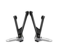 RORVECQ For S1000rr M1000rr 2020-2022 Motorcycle Black Chrome Rear Foot Pegs Pedal Footrest Rest Bracket(Silver)