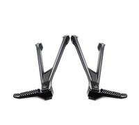 RORVECQ For S1000rr M1000rr 2020-2022 Motorcycle Black Chrome Rear Foot Pegs Pedal Footrest Rest Bracket(BLACK)