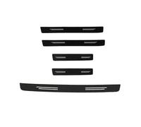 RORVECQ For Seat For Leon Sill Protector Decoration Sticker Pedal Protection Strip Car Accessories Rear Trunk Bumper Guard(5Pcs)
