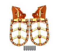 RORVECQ For Surron For Sur-Ron For Ultra Bee Off-Road Electric Vehicle EnduroDirt Bike Motorcycle Footpeg Footpedal Footrest Foot Pegs(Orange)