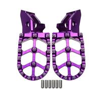 RORVECQ For Surron For Sur-Ron For Ultra Bee Off-Road Electric Vehicle EnduroDirt Bike Motorcycle Footpeg Footpedal Footrest Foot Pegs(Purple)