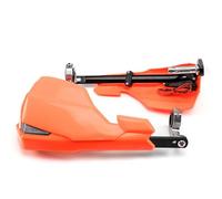 RORVECQ for Suzuki Etc Universal Motorcycle Handlebar Hand Guards with Led Turn Signals Shield Brake Clutch Lever Protector Motocross(Orange)