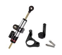 RORVECQ For Suzuki GSX250R GSX 250R Gsx250r Motorcycle Carbon Pattern Brazing Stabilizer Steering Damper Mounting Bracket Kit(Model C)
