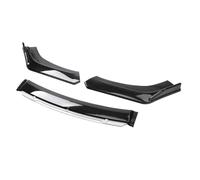 RORVECQ For Tenth For Civic Generation Car Modification Universal Carbon Fiber Pattern Front Lip Spoiler Special Front Bumper Anti-collision Corner(Black White)