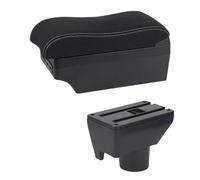 RORVECQ For Toyota For Yaris For Vitz Car Armrest Box Center Console Storage Box(E2 White Line)
