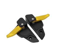 RORVECQ For Vespa For Sprint For Primavera 50 125 150 Motorcycle Rear Seat Passenger Foot Pedal Footpegs Pedals Cover Pad Accessories(Gold)