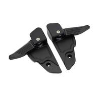 RORVECQ For Vespa For Sprint For Primavera 50 125 150 Motorcycle Rear Seat Passenger Foot Pedal Footpegs Pedals Cover Pad Accessories(BLACK)