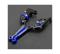 RORVECQ for VOGE for Valico DS525X 525DSX DSX525 2023 2024 Motorcycle Accessories Adjustable Folding Brake Clutch Levers(Black Blue)