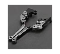 RORVECQ for VOGE for Valico DS525X 525DSX DSX525 2023 2024 Motorcycle Accessories Adjustable Folding Brake Clutch Levers(Gray Black)