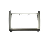 RORVECQ For VW For Polo 2014-2017 Dashboard Radio Panel | Autoradio Dashboard Panel Refitting Radio Audio Fascia Trim Bezel Faceplate(Silver grey)