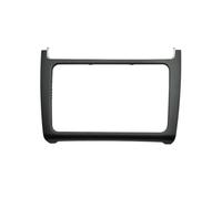 RORVECQ For VW For Polo 2014-2017 Dashboard Radio Panel | Autoradio Dashboard Panel Refitting Radio Audio Fascia Trim Bezel Faceplate(Matte black)