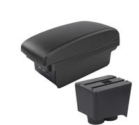 RORVECQ For VW For Polo Car Armrest Box For VW For POLO Mk5 6R For Vento 2002 2003 2004 2005-2009 Central Armrest Box(B2 black line 3USB)