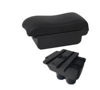 RORVECQ For VW For T&ouran For Caddy Armrest Box Central Storage Box Interior Retrofit Car Accessories(B2 black line 3USB)