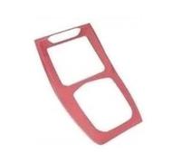 RORVECQ For X3 X4 X3M X4M G01 G02 G08 2022 Console Panel Trim | LHD Carbon Fiber Center Console Panel Cover Gear Shift Frame Durable Trim(RED)