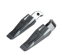 RORVECQ For Y&amaha NMAX155 For TMAX 530 MT-07 Rear Passenger Foot Peg Footrests CNC Aluminum Alloy Motorcycle Accessories(Silver)
