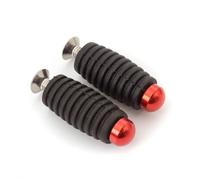 RORVECQ For Y&amaha YZF R1 R6 R3 R25 MT-03 MT07 MT09 MT10 FZ07 FZ09 FZ1 Motorcycle 6 Mm Gear Shift Brake Lever Toe Pegs Pedals(RED)