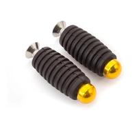 RORVECQ For Y&amaha YZF R1 R6 R3 R25 MT-03 MT07 MT09 MT10 FZ07 FZ09 FZ1 Motorcycle 6 Mm Gear Shift Brake Lever Toe Pegs Pedals(Gold)
