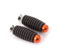 RORVECQ For Y&amaha YZF R1 R6 R3 R25 MT-03 MT07 MT09 MT10 FZ07 FZ09 FZ1 Motorcycle 6 Mm Gear Shift Brake Lever Toe Pegs Pedals(Orange)
