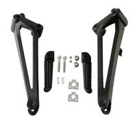 RORVECQ For Y&amaha YZF R1 YZF-R1 2009 2010 2011 2012 2013 2014 Motorcycle Rear Passenger Footrest Foot Peg Bracket Set(Matte Black)