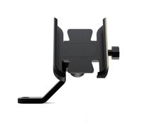 RORVECQ For Yamaha FZ-6 ZF6N FZ6R For FAZER Motorcycle Accessories Handlebar Mobile Phone GPS Stand Bracket Support Holder(BLACK,Mirror)