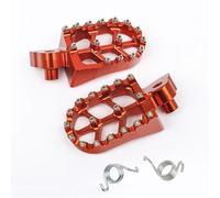 RORVECQ For Yamaha YZ65 YZ85 YZ125 YZ250 YZ YZF 125 250 450 WR250F WR450F YZ450FX Motorcycle CNC Footrest Footpeg Foot Pegs(Orange)
