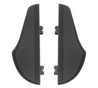 RORVECQ Front Driver Floorboards Motorcycle Foot pegs Footrest For Harley For Touring For Softail For Electra For Street For Road For Glide(BLACK)