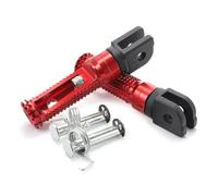 RORVECQ Front Foot Pegs Adapters For YAMAHA YZFR6 YZFR6S YZFR1 YZFR1M YZFR1S R6 R1 Motorcycle Accessories Footrest Pedals(RED)