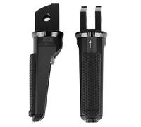 RORVECQ Front Foot Pegs Rider Pedal Footrest For YAMAHA FJR1300A AS FZ6 For FAZER MT-07 MT07 MT-09 MT09 SP MT 09 07 TRACER GT(BLACK)