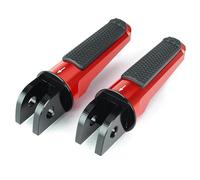 RORVECQ Front Footrests Foot Pegs For Suzuki GSR600 GSR 600 GSR750 GSR 750 GSXR GSX-R125 GSX-R600 GSX-R1000 GSXR125(RED)