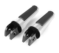 RORVECQ Front Footrests Foot Pegs For Suzuki GSR600 GSR 600 GSR750 GSR 750 GSXR GSX-R125 GSX-R600 GSX-R1000 GSXR125(Silver)